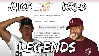 IS BEING A LEGEND WORTH IT  Juice WRLD  Legends Reaction [upl. by Hallagan]