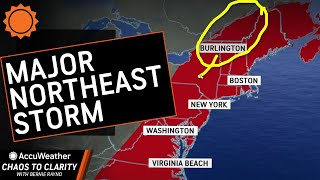 Noreaster Impacts East Coast Next Week  AccuWeather [upl. by Anem]