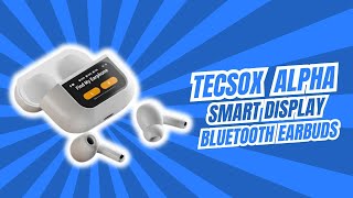 Unboxing the TecSox Alpha Smart Display TWS [upl. by Ahsaeyt909]