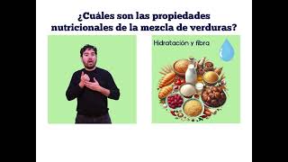 Mezcla de verduras  Colaciones saludables en lengua de señas chilena [upl. by Lorenzana890]