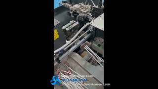 Fully automatic multicore wire cutting stripping and crimping machine  Yuanhan [upl. by Harlin]