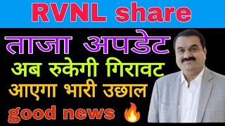 rail Vikas Nigam share latest news today  RVNL share analysis today [upl. by Dov]