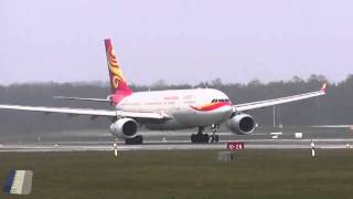 Hainan Airlines A330200 B6116 take off at ZRH HD [upl. by Alger]