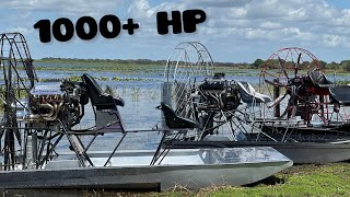 1000hp Airboat drag racing 4123 [upl. by Notelrahc273]