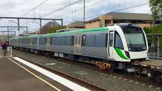 Sydney Trains Vlog 716 TransPerth B Series Set 104 Transfer Through North Strathfield NSW [upl. by Nay]