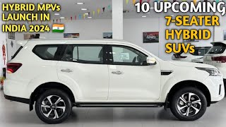 10 UPCOMING 7SEATER HYBRID CARS LAUNCH INDIA 🇮🇳 2024  FEATURES PRICE LAUNCH DATE  UPCOMING SUV [upl. by Aicilaanna]