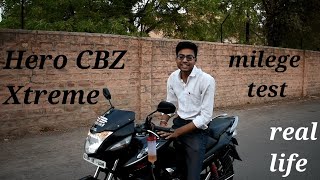 Hero CBZ Xtreme mileage test [upl. by Graves889]