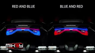 Honda ADV 150 taillight DEMO [upl. by Navad]