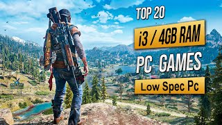 Top 20 Best Low Spec Pc Games For i3  4GB RAM 2024 [upl. by Nov]