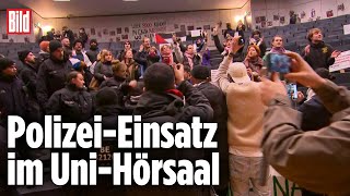 JudenHasser besetzen Hörsaal in Berliner Uni [upl. by Radloff]