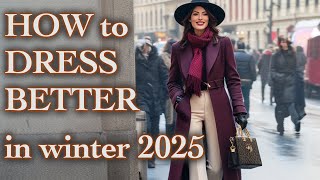 HOW TO WEAR INCREDIBLE IN WINTER 2025 Unique winter outfits of Milans most stylish people [upl. by Loram]