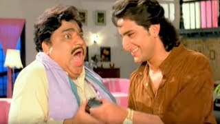 Saif Ali Khan fools Tiku Talsania  Dil Tera Diwana  Comedy Scene 314 [upl. by Tselec611]