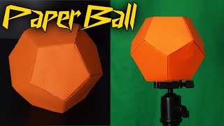 Origami paper Ball  How to make origami paper ball [upl. by Nilsoj45]