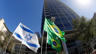 Mudança de embaixada brasileira para Jerusalém está decidida diz Eduardo Bolsonaro [upl. by Draneb]