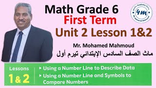 Math grade 6 Unit 2 Lessons 1 and 2 ماث الصف السادس الابتدائي [upl. by Enautna667]