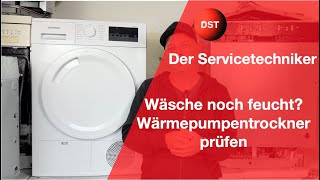 Wäsche noch feucht Wärmepumpentrockner überprüfen [upl. by Assenab]