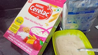 Cerelac for 6 to 24 months baby  Nestle Wheat  Rice Mixed Fruit flavour  रेडीमेड फूड कैसे बनाएं [upl. by Warram]