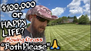 QUIT amp GIVE UP NOW “YOU are UNHAPPY” 6 Figure Income mowing business landscaping lawncare [upl. by Aurelius]