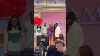 Behind the scenes of The Tamron Hall Show 🎥🤩 poptheballoon mikeandkhe arletteamuli lovemikhe [upl. by Paulsen]