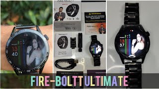 FireBoltt Ultimate139 Stainless steel luxury Smartwatch Unboxing and Review🙏fireboltt smartwatch [upl. by Libenson]