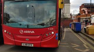 Arriva T229 on my first journey at Waltham Cross 14th January 2019 [upl. by Nerua]