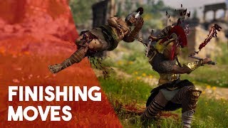 ASSASSINS CREED ODYSSEY ALL FINISHERS OR FINISHING MOVES  SWORDS ONLY AC ODYSSEY [upl. by Joacimah109]