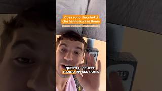 Roma invasa da questi lucchetti ma cosa sono👇🏻😳 [upl. by Jessica500]