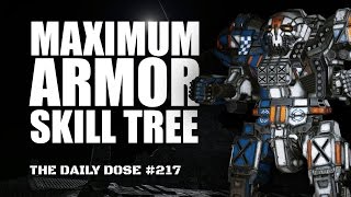 Maximum Armor Skills on an Atlas AS7S  Mechwarrior Online The Daily Dose 217 [upl. by Enohsal517]