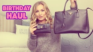 Birthday Haul 2015  Prada Louis Vuitton Christian Louboutin [upl. by Ecnarual736]