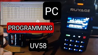 RADTEL 890UV58 PC Programming [upl. by Luce]