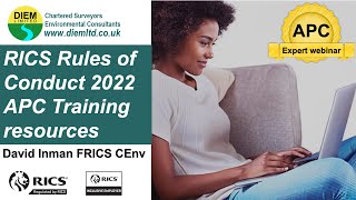 RICS Rules of Conduct 2022  APC training resources [upl. by Annaiek]