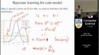 undergraduate machine learning 12 Bayesian learning [upl. by Oiluarb]