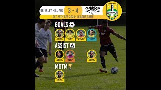 Brierley Hill A O G 3  4 Clarendon Continental FC Sat 28th Sep 2024  League Game [upl. by Conni]