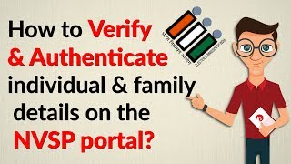 How to Verify amp Authenticate Voter ID details on the NVSP portal  DECODE Lite [upl. by Yorztif353]