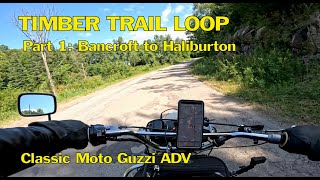 TIMBER TRAIL LOOP Part 1 Classic Moto Guzzi ADV [upl. by Lytle]