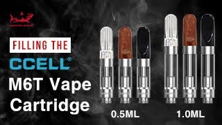 How to Fill the CCELL M6T Vape Cartridge [upl. by Dee827]