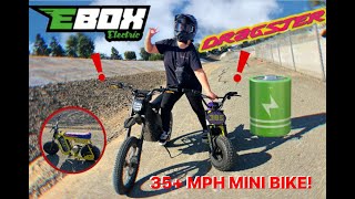 EBOX DRAGSTER MINI BIKE REVIEW RACING TALARIA X3 [upl. by Onez718]