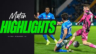 Match Highlights  Stockport County 21 Forest Green AET [upl. by Aihppa]