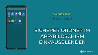 Sicherer Ordner im AppBildschirm einausblenden  Samsung Android 12  One UI 4 [upl. by Patten]