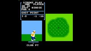 Vs Stroke amp Match Golf Arcade Longplay 1984 Nintendo Men Version set GF42 [upl. by Jala367]