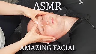 ASMR Amazing Facial Massage No Talking No Music [upl. by Tdnaltroc]