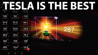 Tesla Model S Plaid acceleration to top speed in Germany [upl. by Ferdinande]