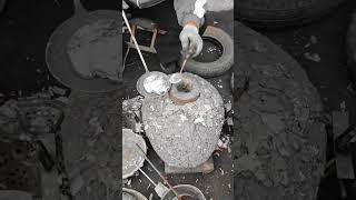 The traditional process of making aluminum pots [upl. by Lieberman232]