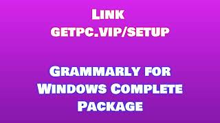 🔸Grammarly for Windows🚀 HOW TO INSTALL 💻PCLAPTOP TUTORIAL 2024 no charge🎥 [upl. by Anyahc]