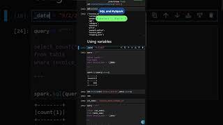 Using variables in Jupyter Notebook  SQL and PySpark  Basics Part 7 [upl. by Ahseer]