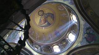 Jerusalem Church of the Holy Sepulchre Catholicon and Omphalos [upl. by Mitchael]