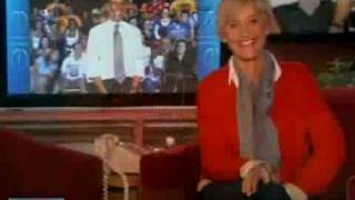 Barack Obama dancing on Ellen [upl. by Auoz]