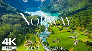 Peaceful Relaxing Music of Norway 4K • Scenic Relaxation Film and Nature Video Ultra HD [upl. by Fanechka]