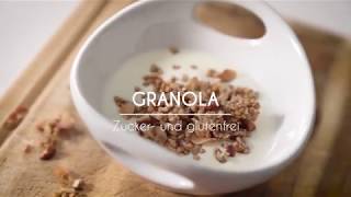 GRANOLA selber machen  Rezept ohne Zucker gesund und schnell  Projekt Zuckerfrei [upl. by Giselbert]