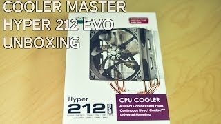 Cooler Master Hyper 212 EVO Unboxing [upl. by Allemrac642]